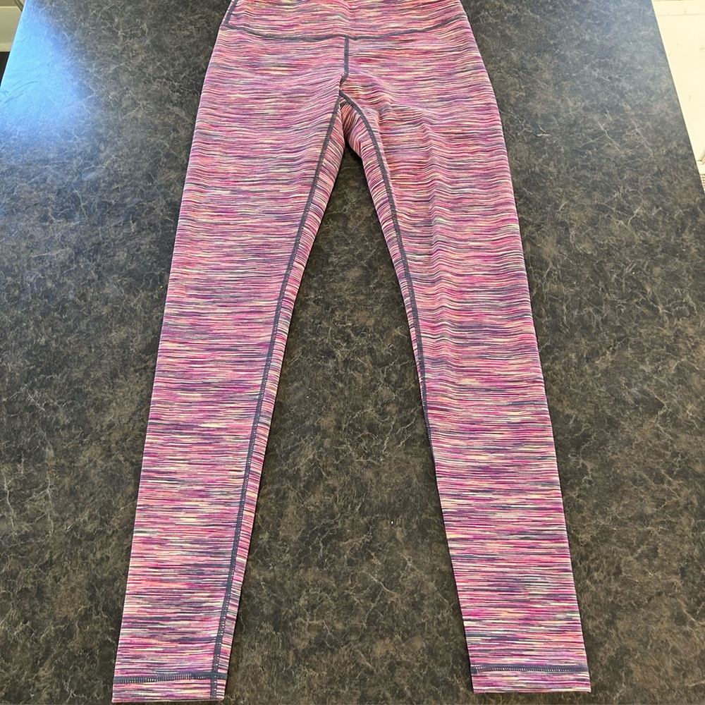 Zella (Nordstrom) pink space dye leggings. Worn maybe once?